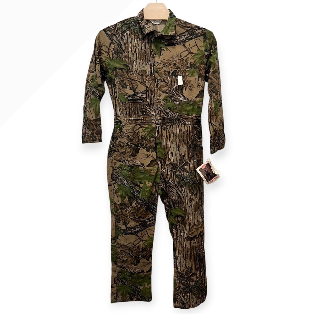 Walls Realtree Camo Coveralls Mens Medium Regular Hunting Jumpsuit USA NWT